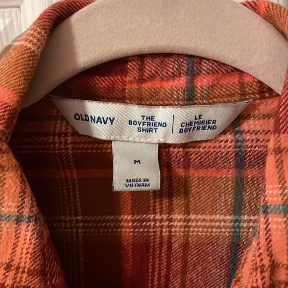 Old Navy “Boyfriend” Button Up Shirt - Picture 2 of 4